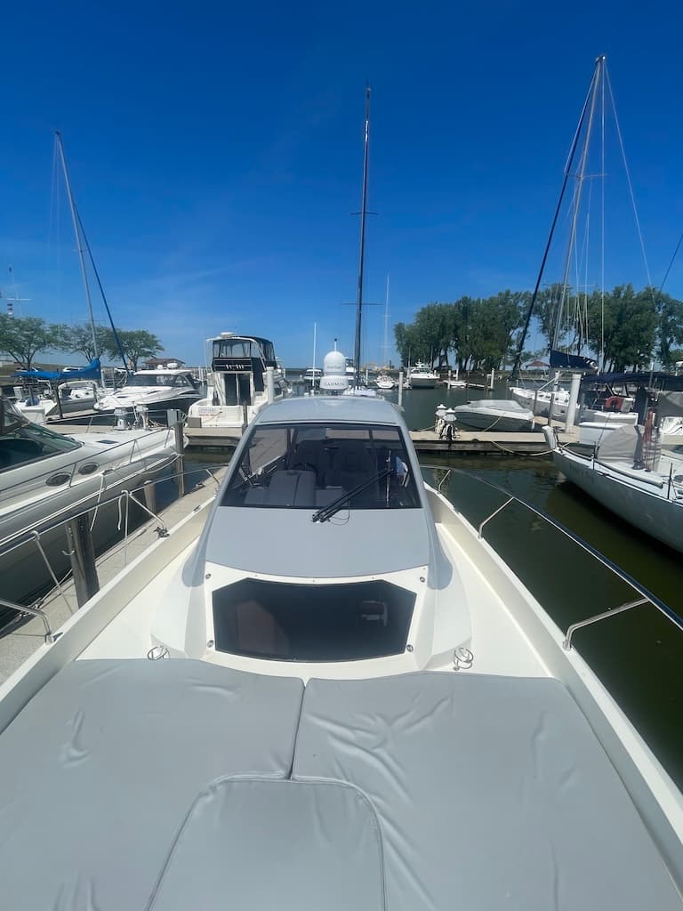 2015 Faeton 36 Formentera Lenco trim tab controls