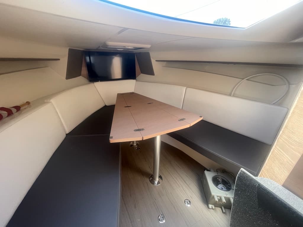 2015 Faeton 36 Formentera forward V-berth dinette
