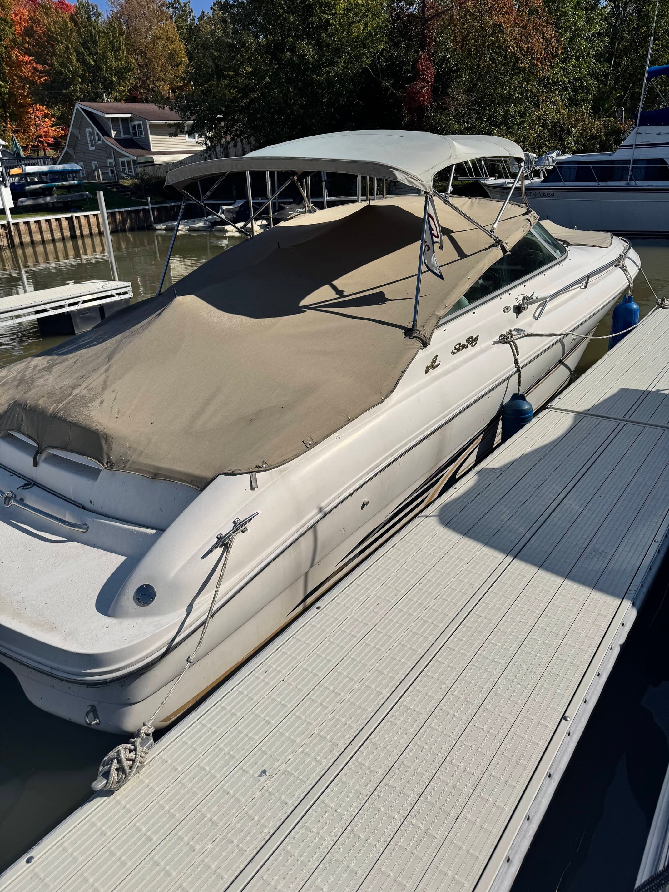 2000 Sea Ray 280 Bow Rider profile view for sale in Cleveland, Ohio