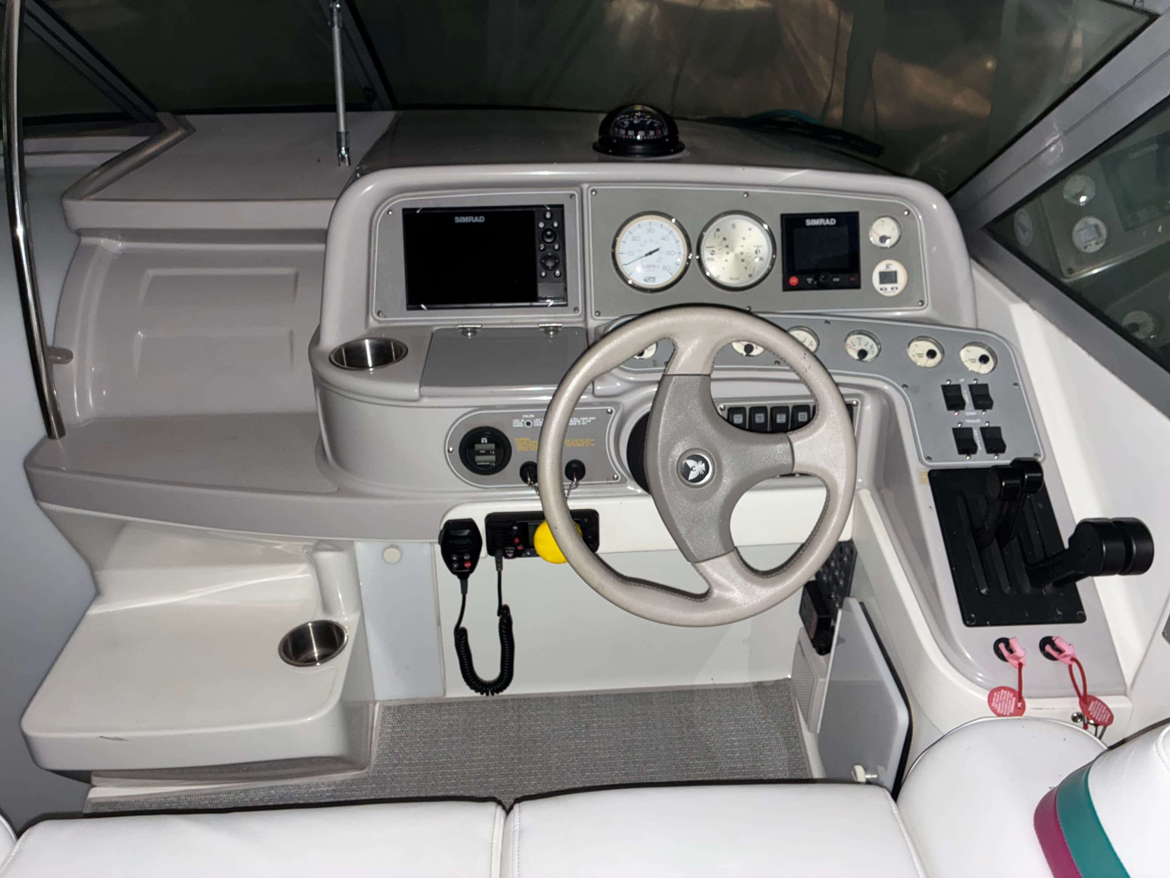 1998 Formula 330 SS extended swim platform and stern view