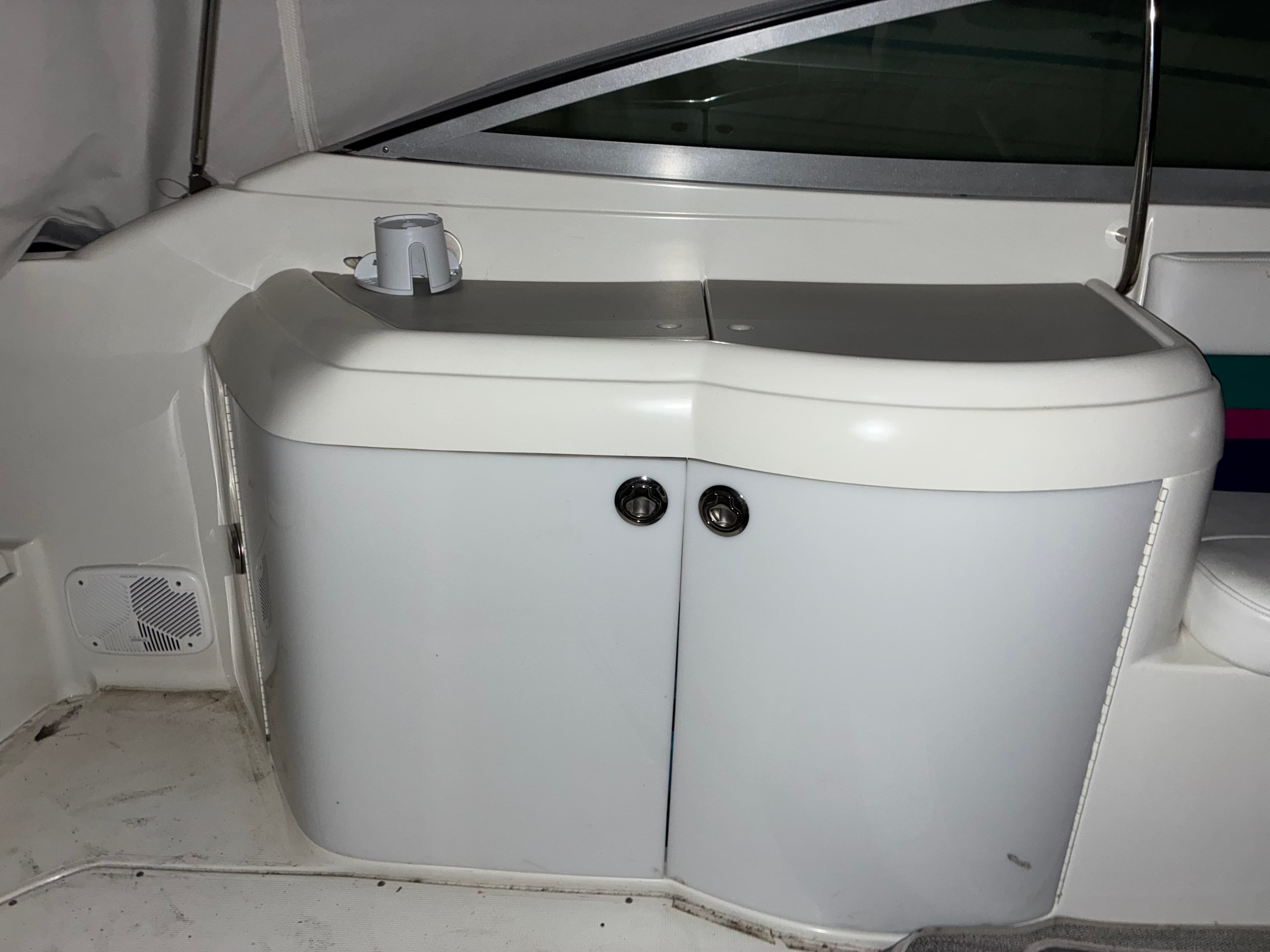 1998 Formula 330 SS bimini top with full enclosure, freshwater Lake Erie boat